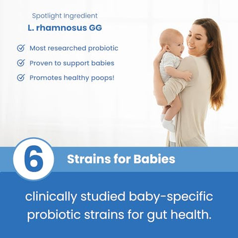 Mother's Promise - Gotas Probióticas Orgânicas USDA para Bebês | Auxilia em Cólicas, Refluxo, Gases | Marca: Baby Drops