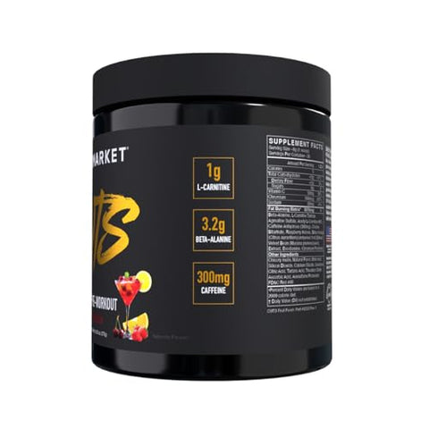 CUTS Pré-Treino – Energético em Pó Saborizado para Homens - BLACKMARKET