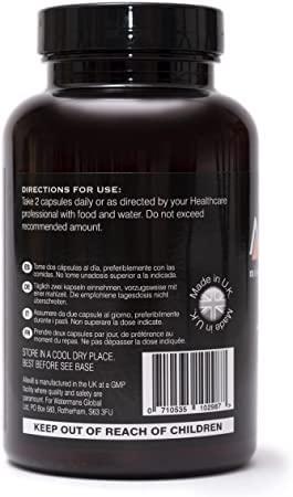 Watermans - Allevi8 – Medicina Ayurvédica, Olíbano, Cúrcuma, Gengibre, Pimenta Preta, Vitamina D3. 2 Meses de Fornecimento em um Pote. Poderosas Ervas Usadas nos Tempos Bíblicos