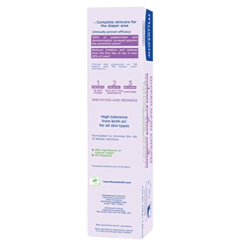 Mustela Creme para Assaduras 123 – Proteção da Pele com Óxido de Zinco – Sem Fragrância – 50g