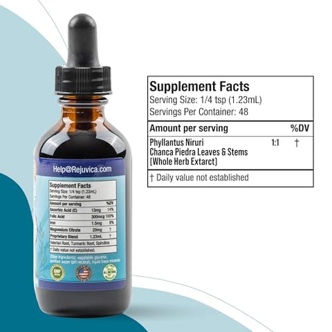 Rejuvica Health - Cleanse Drops – Avançado para os Rins | Fórmula Poderosa | 100% Natural