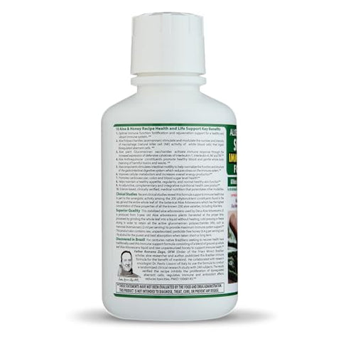 Deca Aloe Arborescens US - Fórmula Suprema de Saúde Imunológica – Fórmula de Saúde Imunológica Clinicamente Comprovada e Recomendada pelo Dr. para Adultos