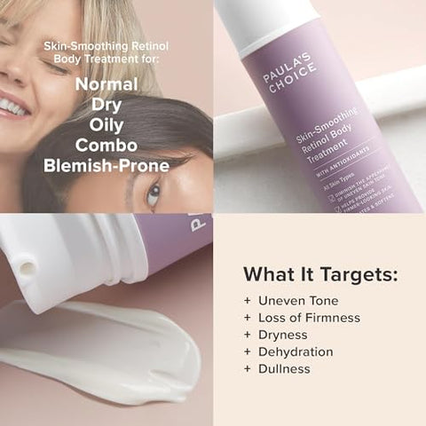 Paula's Choice - Paula’s Choice Tratamento Corporal Suavizante com Retinol, Manteiga de Karité e Vitamina C – 100ml