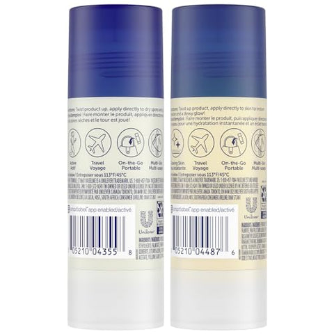 Pacote de Loção Vaseline, Bastão Iluminador Jelly Stick com Brilho de Cacau