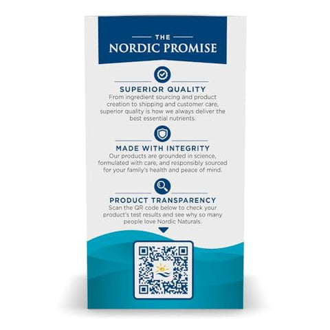 Ultimate Omega – Ômega-3 de Alta Potência com EPA – 180 Cápsulas – Sabor Limão – 1280 mg Ômega-3 - Nordic Naturals