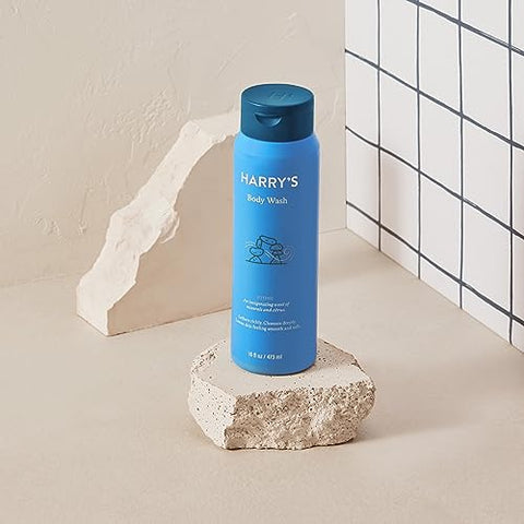 Harry's - Harry’s Gel de Banho para Homens – Pedra, 473 ml (Pacote com 3)