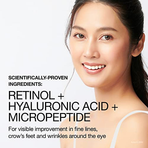 Rapid Wrinkle Repair Retinol Pro Creme Anti-Rugas para os Olhos, Creme Concentrado para Rugas – 15g - Neutrogena