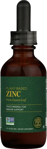 Global Healing Center - Global Healing – Suplemento Líquido de Zinco Orgânico USDA – Gotas de Vitamina Pura para Impulsionar o Sistema Imunológico, Equilíbrio Hormonal e Envelhecimento Saudável – Vegano, Não-OGM – 60 ml