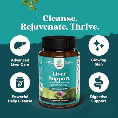 Natures Craft - Limpeza e Desintoxicação do Fígado  – 100% Natural e Eficaz