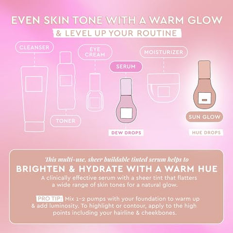 Niacinamide Hue Drops – Sérum Facial Bronzeador e Iluminador – 30ml - Glow Recipe