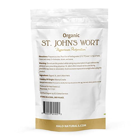 Halo Naturals - Erva de São João Orgânica – Corte de Ervas