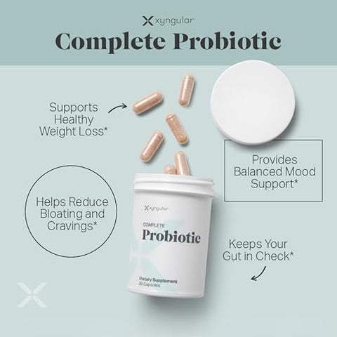 X xyngular - Xyngular Complete Probiotic | 30 Cápsulas | Bem-Estar Digestivo Aprimorado | Marca Xyngular