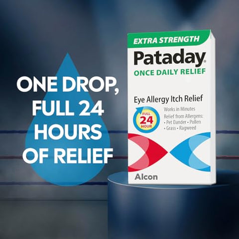 Alcon - PATADAY Alívio Diário Extra Forte 2.5ml, Transparente, 1 embalagem