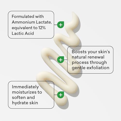 Loção Hidratante Diária para Pele Seca – Frascos de 7,9 oz (Pacote Duplo) – Esfoliante-Loção Corporal 2 em 1 com 12% de Ácido Lático, Recomendado por Dermatologistas (Embalagem Pode Variar) - AmLactin