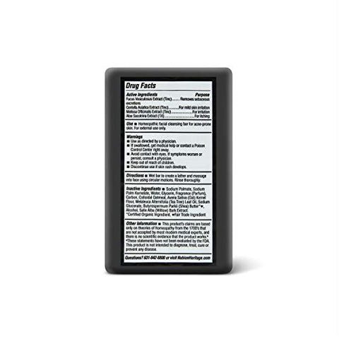 Sabonete Facial e Corporal SheaMoisture para Pele Oleosa e Propensa a Acne African Black Soap Livre de Parabenos 100g 4 Unidades, limpador facial