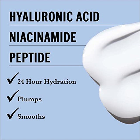 Regenerist Gel Hidratante Facial com Ácido Hialurônico e Peptídeo 24 para Hidratação da Pele o Dia Todo, Sem Fragrância, 50g com Niacinamida, inclui Olay Whip Tamanho Viagem para Pele Seca - Olay