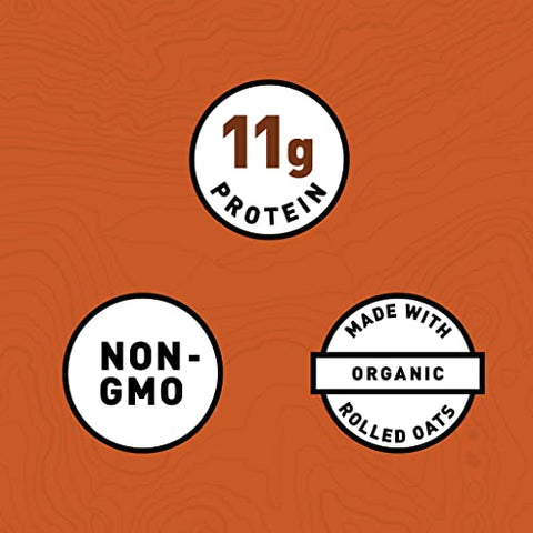 Clif Bar - Barras de Energia CLIF – Amendoim Crocante – Feitas com Aveia Orgânica – Alimento à Base de Plantas – Vegetariano – Kosher (Barras de Proteína de 2,4 Ounces, 12 Unidades) Embalagem Pode Variar