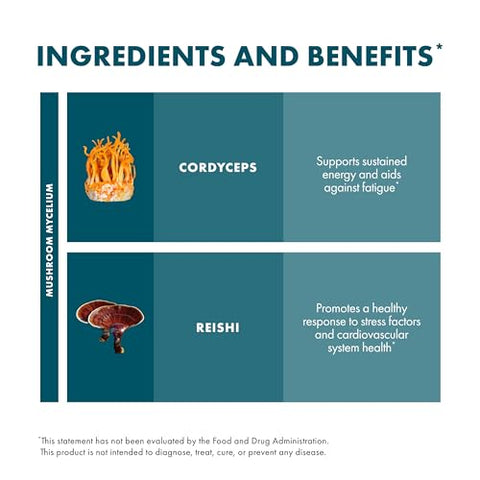 Cápsulas Host Defense CordyChi – Energia Natural – 60 cápsulas