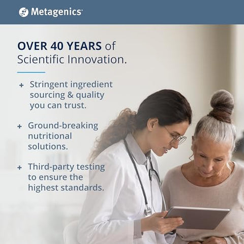 OmegaGenics EPA-DHA 500 – Ômega 3 EPA DHA – Saúde Cardiovascular – Pureza – 500mg – 60 cápsulas - Metagenics