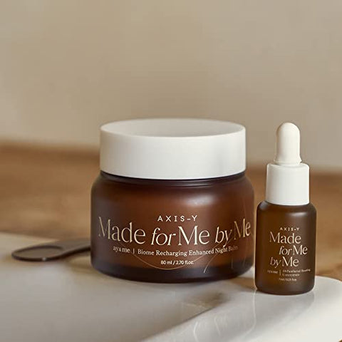 Conjunto de Renovação Noturna AXIS-Y Biome | Cuidados com a Pele Probiótica | Creme para Barreira Cutânea | Cuidados Anti-Envelhecimento | Skincare Coreana