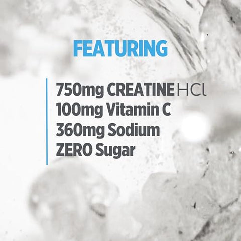 CON-CRET - Creatine HCl Hydration | Pó de Eletrólitos | Citrus Mango | Sem Açúcar | Fórmula de Reidratação com Potássio, Sódio, Zinco, Magnésio para Hidratar | 500g