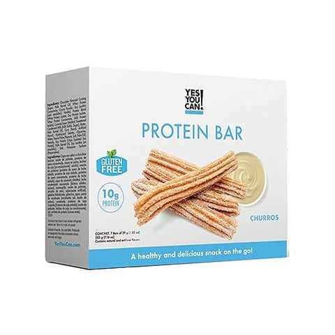Barras de Alta Proteína – Caixa com 7-1 Pacote: Lanches Proteicos para Toda a Família, Snack Rico em Proteínas, Snack Saboroso e Saboroso, Snack Saudável e Crocante - Yes You Can!