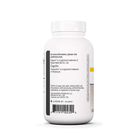 ProThrivers Wellness Brain – Suporte à Saúde Cerebral* – Suporte Cerebral com Citicolina, Extrato de Curcumina | Marca ProThrivers - Integrative Therapeutics
