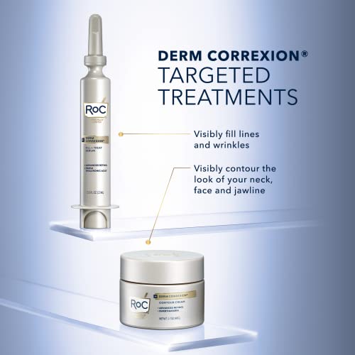 Derm Correxion Creme para Pescoço com Ácido Hialurônico e Retinol Avançado para Firmeza Visível – 50g - RoC