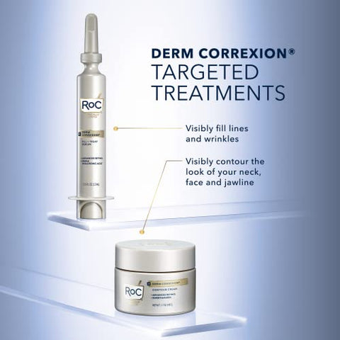 Derm Correxion Creme para Pescoço com Ácido Hialurônico e Retinol Avançado para Firmeza Visível – 50g - RoC