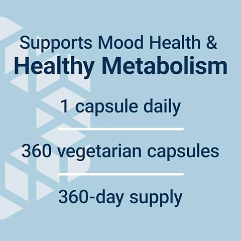Inositol Caps – 1000 mg, Myo-Inositol – Saúde do Humor, Bem-estar, Metabolismo Saudável, Equilíbrio Hormonal – Sem Glúten, Não-OGM, Vegetariano – 360 Cápsulas - Life Extension