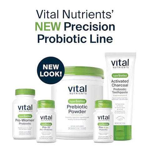 Vital Nutrients Pro-15 | 15 Cepas Kiwi | Suporte Digestivo | Regularidade Intestinal | Gases | 15g - Hyperbiotics