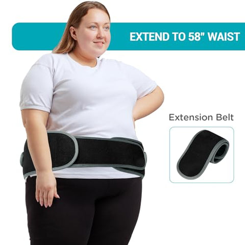 Aquecedor Portátil Comfytemp com Massageador para Alívio de Dor nas Costas, Massageador de Costas sem Fio Elegível para FSA HSA, Almofadas Térmicas Vestíveis para Cólicas com 3 Níveis de Calor, Desligamento Automático