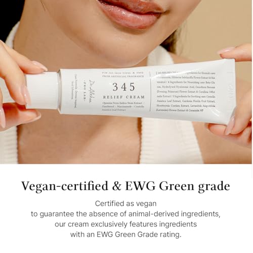 345 Relief Cream – Hidratante Facial para Pele com Acne, Oleosa, Pós-Acne, Calmante, Hidratação, Skincare Coreano, Creme Pomada, Fragrância Artificial - Dr.Althea