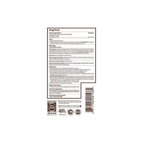 Protetor Solar Sun Bum Original Spray Hidratante FPS 30 | Vegano e Amigo dos Recifes | Octinoxate | 118 ml