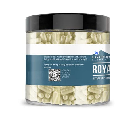 Royal Jelly 200 Cápsulas, Pura – 100% Natural | Saúde e Bem-Estar - Earthborn Elements
