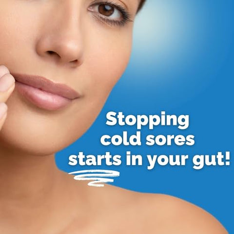 Clear Probiotics - Tratamento para Feridas Frias nos Lábios – L-Lisina Potencializada com Probiótico Acidophilus