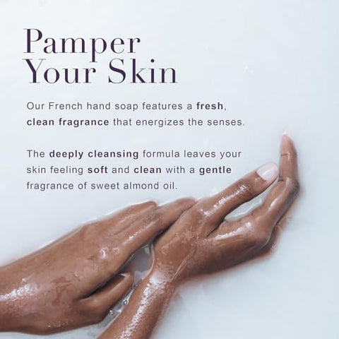 Sabonete Líquido A LA MAISON Francês, Alecrim e Hortelã – Lava Mãos Natural com Óleos Essenciais – Biodegradável, Vegano, Livre de Crueldade – 250ml