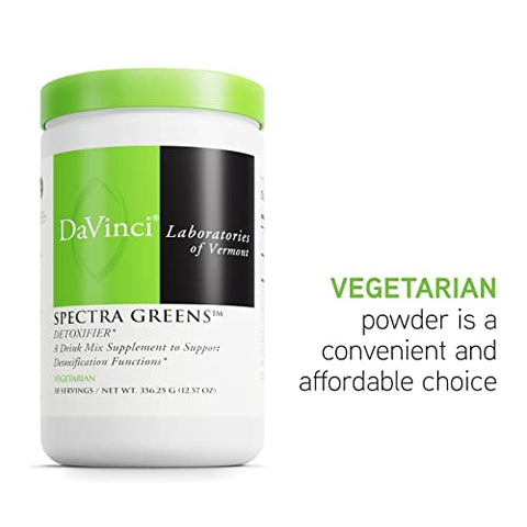 Labs Spectra Greens Detoxificador – Suplemento Probiótico Auxilia na Saúde Digestiva e Cardíaca - DAVINCI