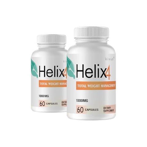 kivus - Kivus Helix4 – Suporte para Perda de Peso (2 Pacotes, 120 Cápsulas)