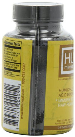 HUmineral - Humic and Fulvic Mineral Immune Boost – Pó Mineral Cru em Pó, 60 Unidades – Marca Primeiro