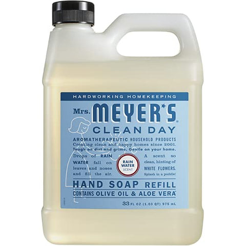 YIERSAN - Recarga de Sabonete Líquido para as Mãos Meyers Mrs Clean Day, Pack Variado, 1 Fragrância Água da Chuva, 1 Fragrância Flor de Aveia, 1 Fragrância Ameixa e Frutas Vermelhas, 33 ml (3 unid.)