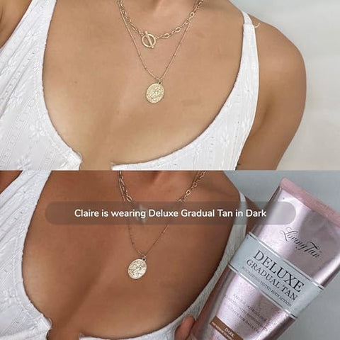Deluxe Gradual Tan Lotion – Bronzeado Natural, Autobronzeador Profissional, 7 Aplicações por Frasco – Cruelty Free - Loving Tan
