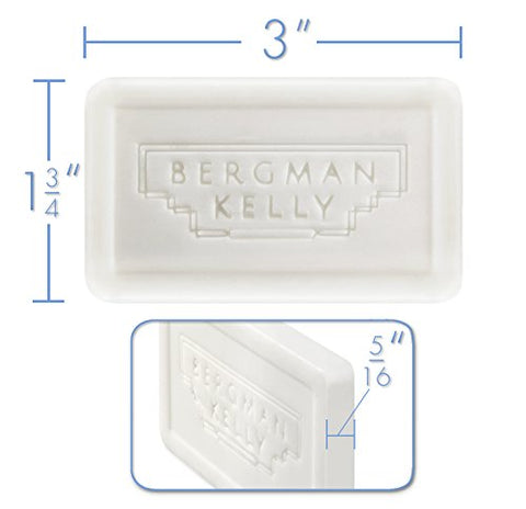 Sabonetes de Hotel (Chá Branco, 30g, 100 unid), Tamanho de Viagem, Sabonetes de Luxo em Embalagem Individual, Amenidades para Airbnb - BERGMAN KELLY