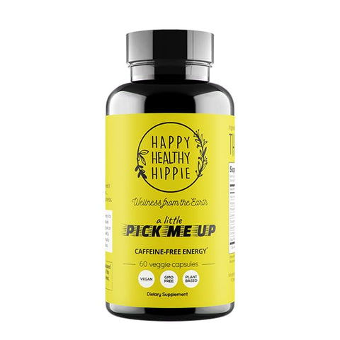 Pílulas Naturais de Energia – Sem Cafeína – Energia, Metabolismo, Poder Mental – 7 Ervas - Happy Healthy Hippie