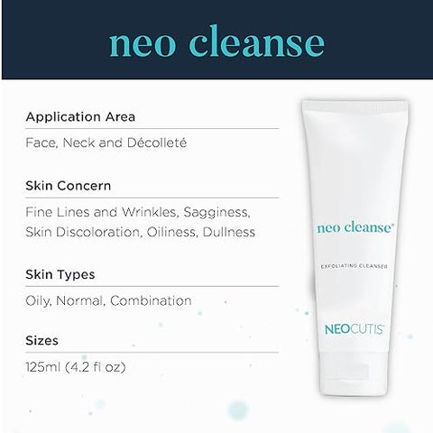 Neocutis Neo Cleanse – Gel Esfoliante de Ácido Glicólico – 125ml