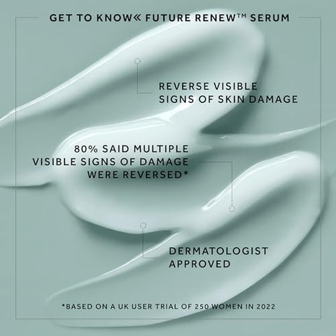 Conjunto de Cuidados com a Pele No7 Future Renew Damage Reversal – Sérum Facial Anti-Envelhecimento (10 ml), Creme Diurno com FPS 25 (50 ml)