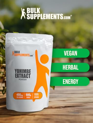 Yohimbe Extract Powder – Extrato de Casca de Yohimbe, Suplementos de Yohimbe para Homens | BulkSupplements.com