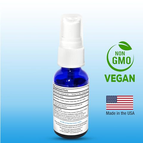 Nano Lightning Nutraceuticals - Nano Lightning NAC – Suplemento Líquido de N-Acetil L-Cisteína, Nanotecnologia para Absorção Rápida, Detox – 30ml