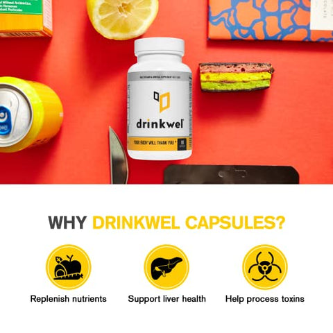 drinkwel - Drinkwel para Ressacas, Suporte ao Fígado – Potencialize sua recuperação!