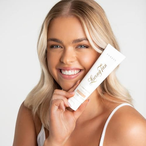 Loção Bronzeadora Pura Média 97% Orgânica – Autobronzeador sem Sol - Loving Tan